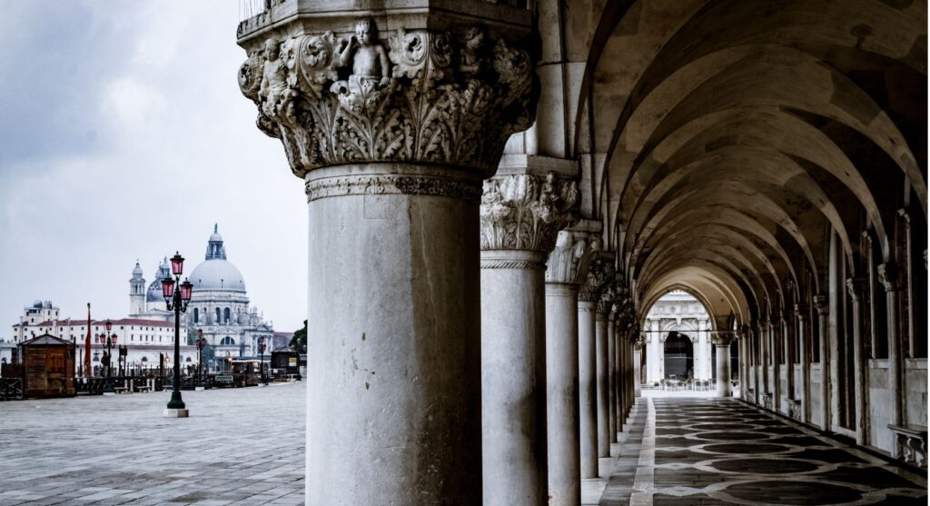 portici palazzo ducale veneția