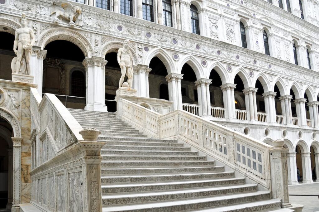 scala dei giganti palazzo ducale veneția