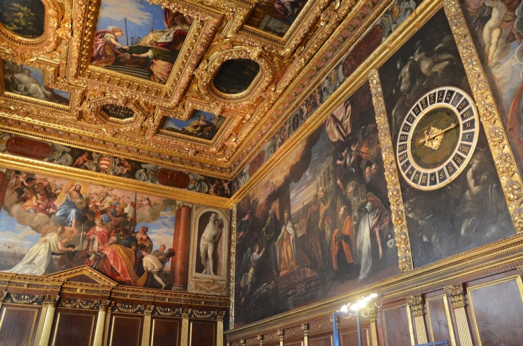 sala del collegio palazzo ducale venezia