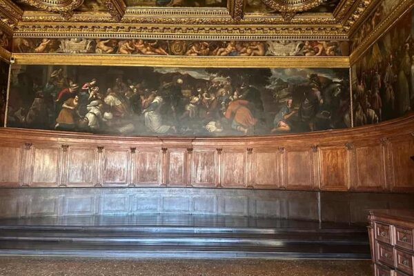 sala consiglio dei x palazzo ducale venezia