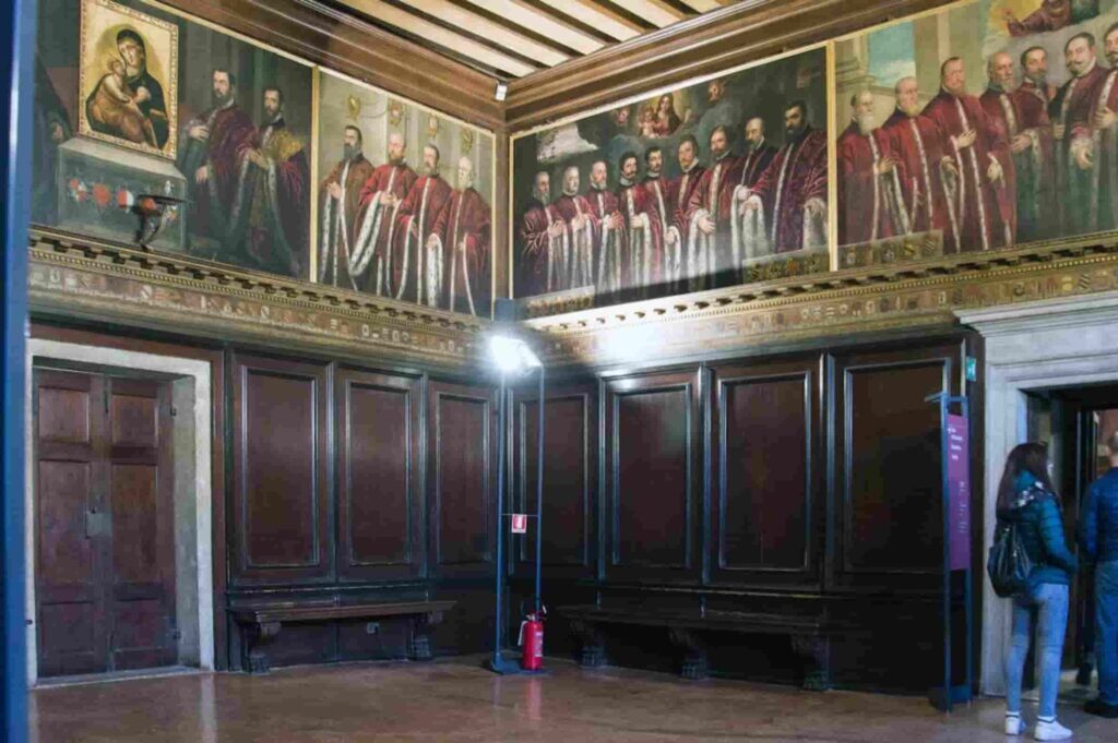 sala de los censores palacio de los dogos venecia